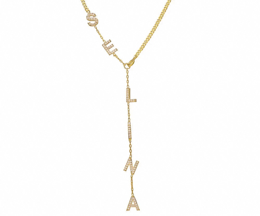 Collana LETTERS BRIGHT LONG